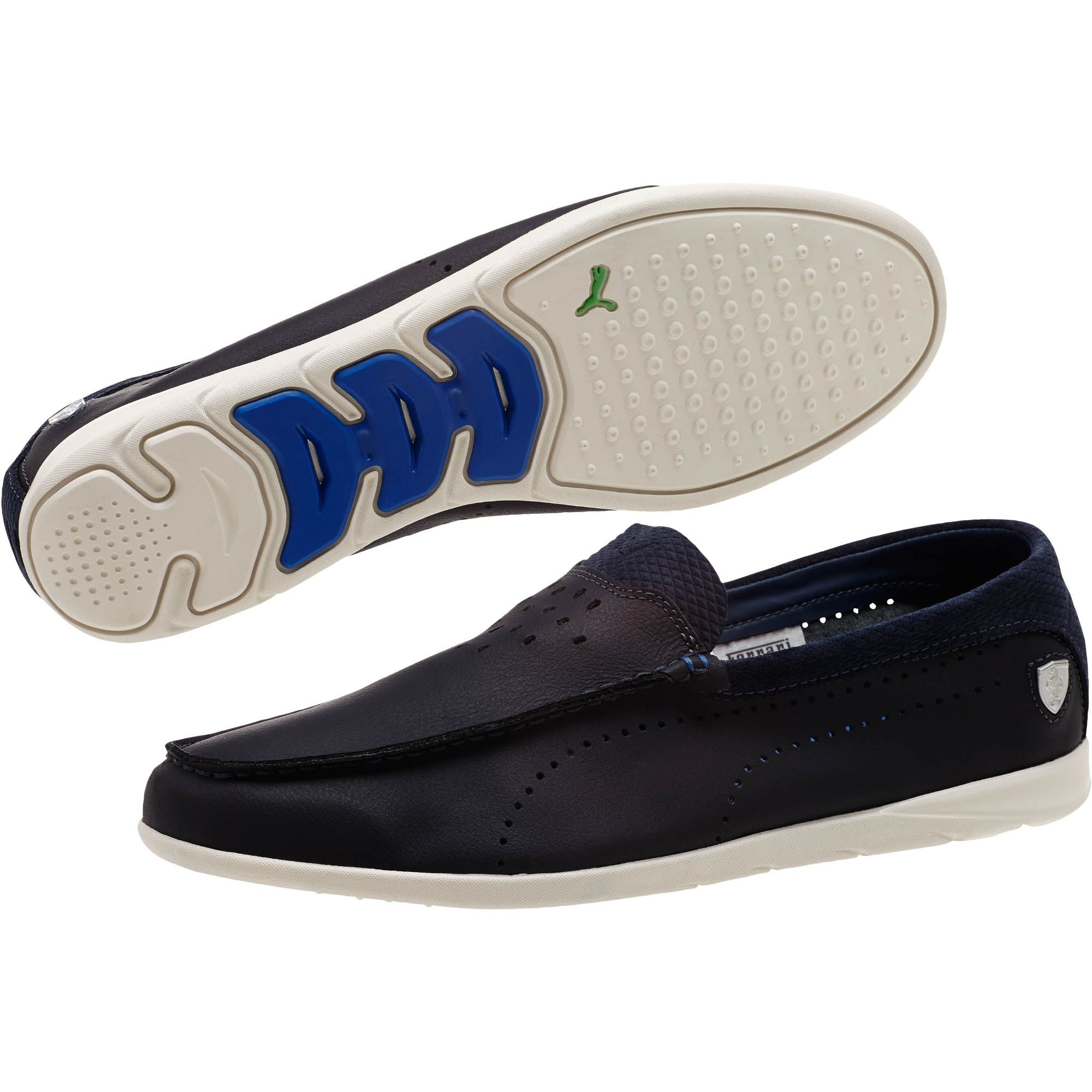 PUMA Ferrari Guida Moccasin Men s Slip on Shoes in Blue for Men Lyst